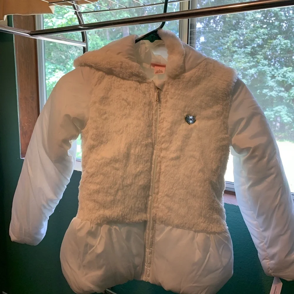 Juicy Couture Faux Jacket Big Girl New With Tags